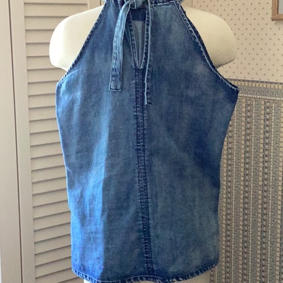 Denim Sleeveless Top - Picture 2 of 11